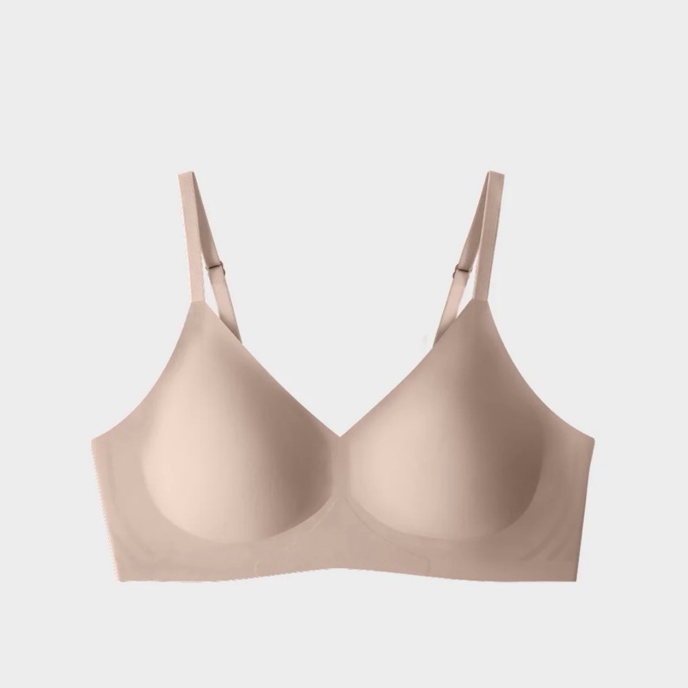 The EBY Relief Bra in nude, size MDD